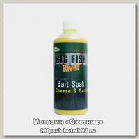 Аттрактант Dynamite Baits Big Fish river cheese & garlic 500мл
