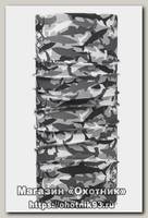 Бандана Buff High UV shark camo grey