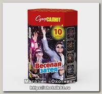 Батареи салютов Супер Салют Веселая затея 10 залпов 1/16//1