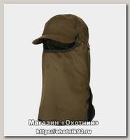 Бейсболка Shaman Suede hat оливковый