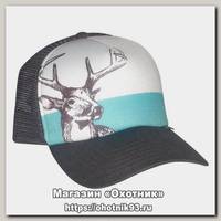 Бейсболка Sitka Field Sketch whitetail foam trucker black р.OSFA