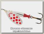 Блесна Mepps Aglia Long Heavy №1+ Silver pts Red