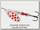 Блесна Mepps Aglia Long Heavy №1+ Silver pts Red