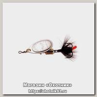 Блесна Mepps Aglia Mouche №0 Silver/Black fly