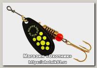 Блесна Mepps Black Fury №0 black/chartreuse