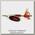 Блесна Mepps COMET BLACK FURY AG ROUGES MOUCHE (4,5гр) №2