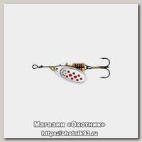 Блесна Mepps Comet PTS №1 silver/red dots