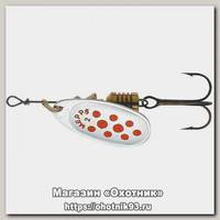 Блесна Mepps Comet PTS №2 silver/red dots