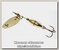 Блесна Wirek Witch WI 1-08 золото с отверстиями