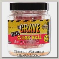 Бойлы Dynamite Baits Pink crave fluro cork ball 15мм