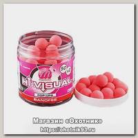 Бойлы Mainline High visual pop-ups 15мм bright red banofee