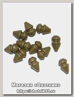Бусина Korda Safe zone heli bead small ID резиновая brown уп 20шт