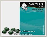 Бусина Nautilus Hook beads dark green