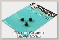 Бусина Nautilus Soft Beads 6 мм olive green