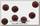 Бусина Nautilus Soft beads dark brown 4мм