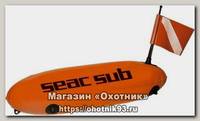 Буй Seac Sub Siluro торпеда с флагом и линем
