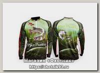 Футболка Crazy Fish реглан Pike hunter camo