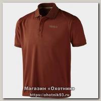 Футболка Harkila Gerit polo burnt orange