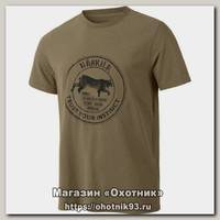 Футболка Harkila Wildlife lynx s/s khaki