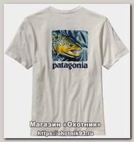 Футболка Patagonia World trout catch t-sh белый