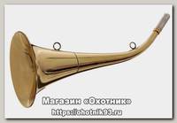Горн Elles охотничий круглый 40см латунь