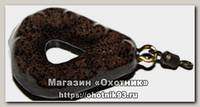 Груз Пох Капля-рамка с шипами 60гр коричневый и черный ил