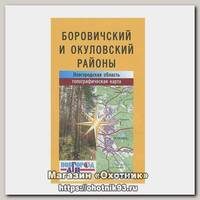 Карта Боровичский и Окуловский районы