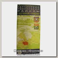 Карта Гатчинский Тосненский районы