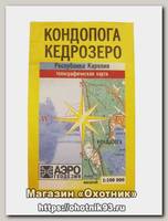 Карта Карелия Кондопога