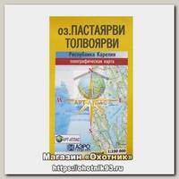 Карта Карелия Толвоярви озеро