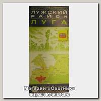 Карта Лужский район
