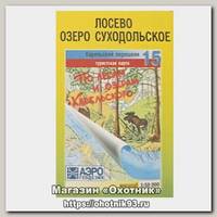 Карта по лесам и озерам Карельского №15