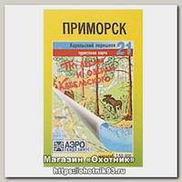 Карта по лесам и озерам Карельского №21