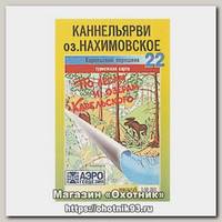 Карта по лесам и озерам Карельского №22