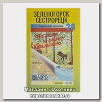 Карта по лесам и озерам Карельского №28