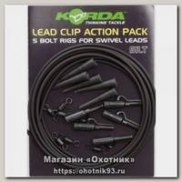 Клипса Korda Lead clip action pack slit на трубке