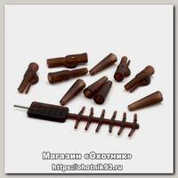 Клипса Nautilus безопасная Lead Clip Heavy Rubber Brown