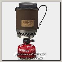 Комплект Primus Lite plus dark olive piezo горелка с кастрюлей