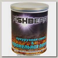 Консервированная зерновая смесь Fish Berry кукуруза в карамельной патоке 900мл