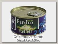 Консервированная зерновая смесь Lion Baits feeder карп 140мл