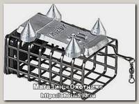 Кормушка Kostal прямоугольная с шипами 100гр черная