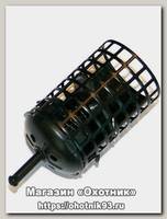 Кормушка Wirek FSG 32-57-20 круглая черная,с крышкой и поршн
