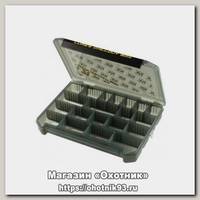 Коробка Pontoon21 для приманок 205x145x28 черная верх прозрачный