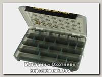 Коробка Pontoon21 для приманок 255x190x28 черная верх прозрачный