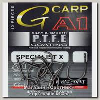 Крючок Gamakatsu A1 G-Carp Specialist X PTFE KP №4 уп.10шт
