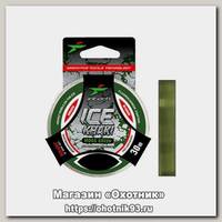 Леска Intech Ice Khaki moss green 30м 0.165мм 2.3kg
