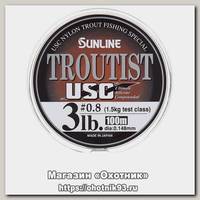 Леска Sunline Troutist USC 100м 0,8/0,148мм 3lbs