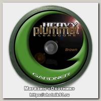 Лидкор Gardner camo plummet leadcore brown 10м 35bs