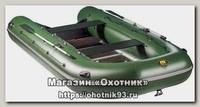 Лодка Мастер лодок Ривьера 3800 СК зеленая