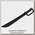 Мачете Cold Steel Latin Machete сталь 1055 карбон 18см